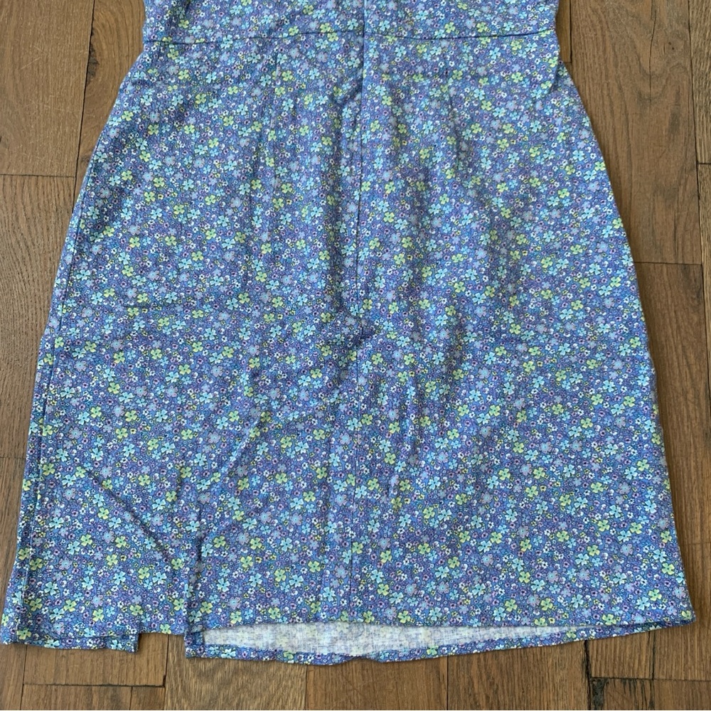 Aeropostale Blue Floral Sleeveless Dress NWT Size Medium - Picture 7 of 7
